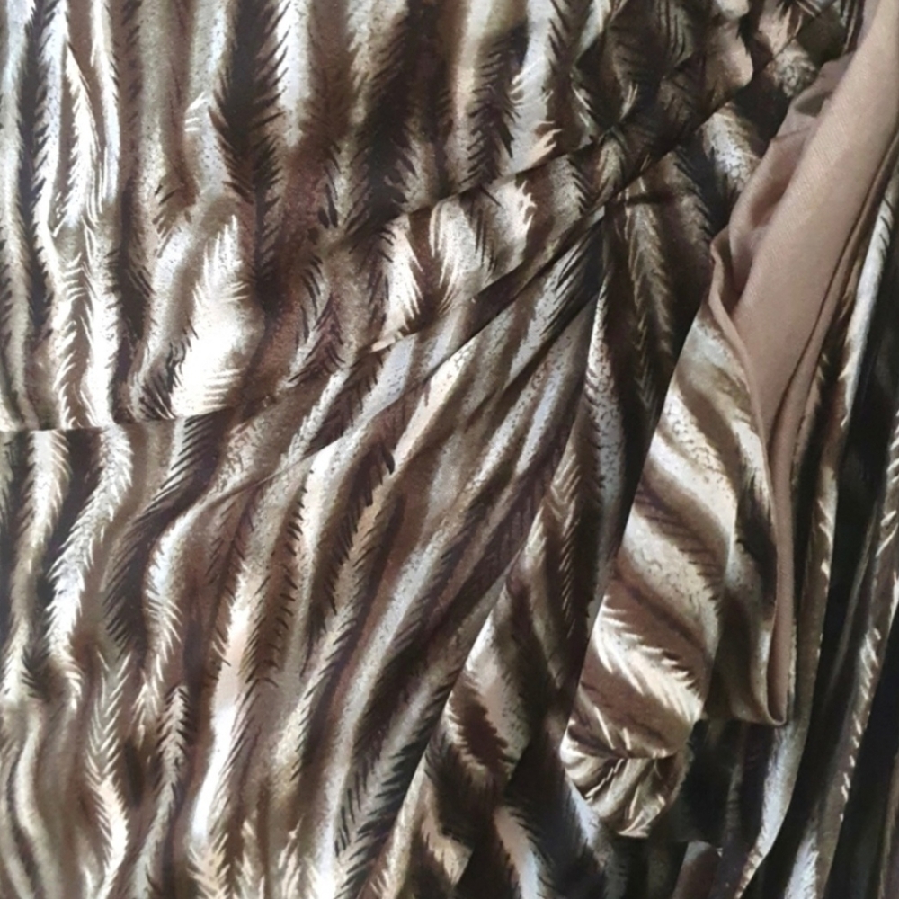 Frey Size 10 Dark Green Dress Silk with Cotton Lining - Picture 4 of 8